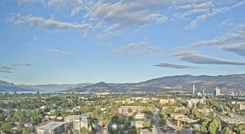Kelowna weather: Mainly sunny with a cloudy afternoon