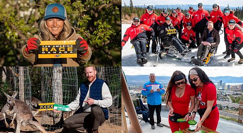 Sit-skiing, moon cycles, irrigation and poop on Kelowna leg of the Amazing Race Canada