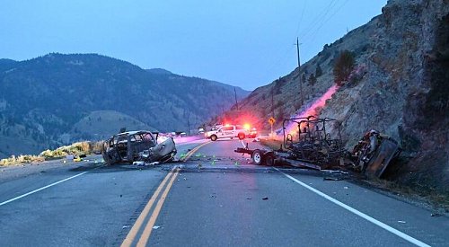 BC Interior man charged in connection to fiery fatal crash on Hwy 1