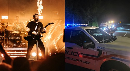 18 Nickelback fans busted for impaired driving while leaving BC concert